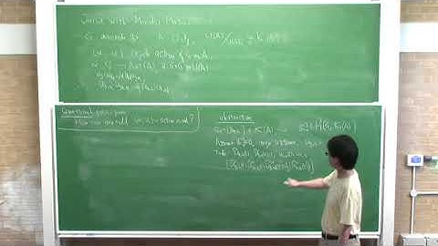 Prof. Masaki Izumi | Group actions on C*-algebras and obstruction theory