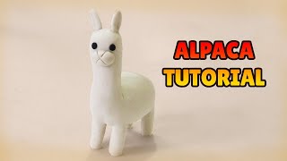 🔴 DIY How to make a LLAMA - Easy Polymer Clay and Fondant Cakes Tutorial