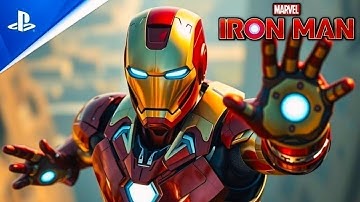 Marvel Iron Man Game Official Gameplay PS5 4K