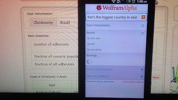 WolframAlpha for Android - Quick Demo on MyTouch 4G