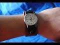 Работа с кожей. Кожаный браслет для часов своими руками (Leather watchband handmade)