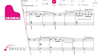 La Valse d'Amélie by Tiersen - Piano Sheet Music Resimi