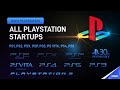 All PlayStation Startups (PS1, PS2, PSX, PSP, PS3, PS Vita, PS4, PS5, 30th Anniversary)