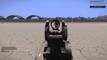 Arma 3 - At the weapon sway course