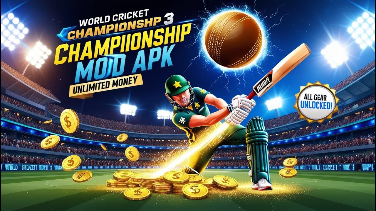 World Cricket Championship 3 MOD APK 3.1.1 (Unlimited Money). YouTube