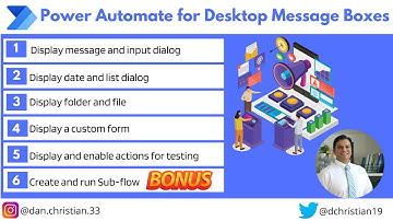 Power Automate for Desktop Message Boxes