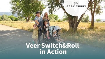 Veer Switchback Seat + Veer &Roll Stroller Frame in Action | Veer Switch&Roll