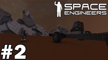 Space Engineers (Planet Survival 2) - Part 2 "Our First Vehicle"