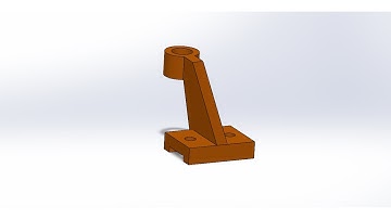 SolidWorks Tutorial | There Is a Trick to This Model with Extruded Boss/Base