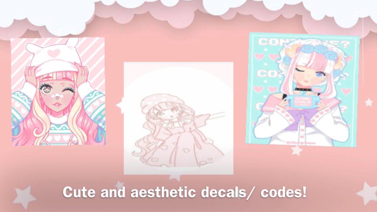 Aesthetic Anime icon decals/decal id (for your Royale High journal