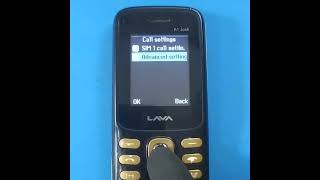 Lava A1 Josh Beep on Call Connect Setting