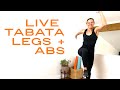 LIVE 35 minute Tabata Legs + Abs with  Kit Rich (Medium intensity- no equipment)