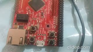 Prueba del programa de la Actividad 1 - Práctica 5, Lab. de microprocesadores y microcontroladores.