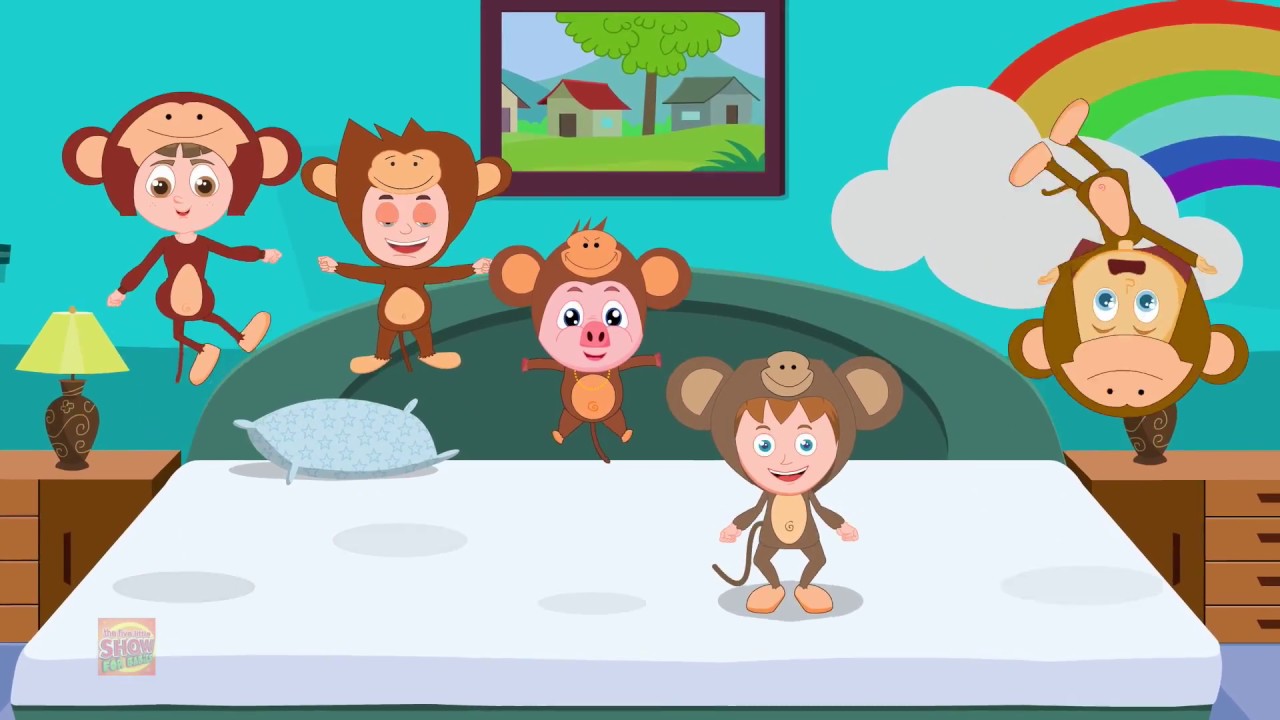 5 little monkeys jumping on the bed. Me five little. Five little monkeys. три обезьянки прыгали в кроватке. Five little monkeys.