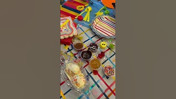 Build your own ice cream sundae ￼