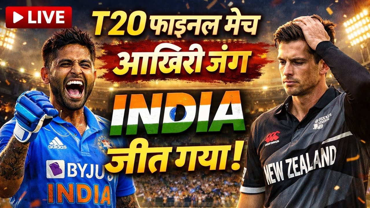 इंडिया ने न्यूजीलैंड को क्या धोया और t20 वर्ल्ड कप फाइनल मैच जीता ll full match