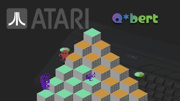 Q*bert 🕹 ATARI XL / XE Gameplay Playthrough Retro HD