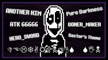 W.D. Gaster and Deltarune
