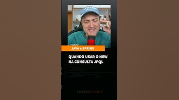 Quando usar o new na consulta JPQL