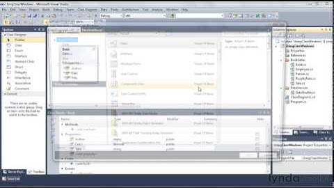 0511 Using the Class View Class Designer and Class Diagram tools
