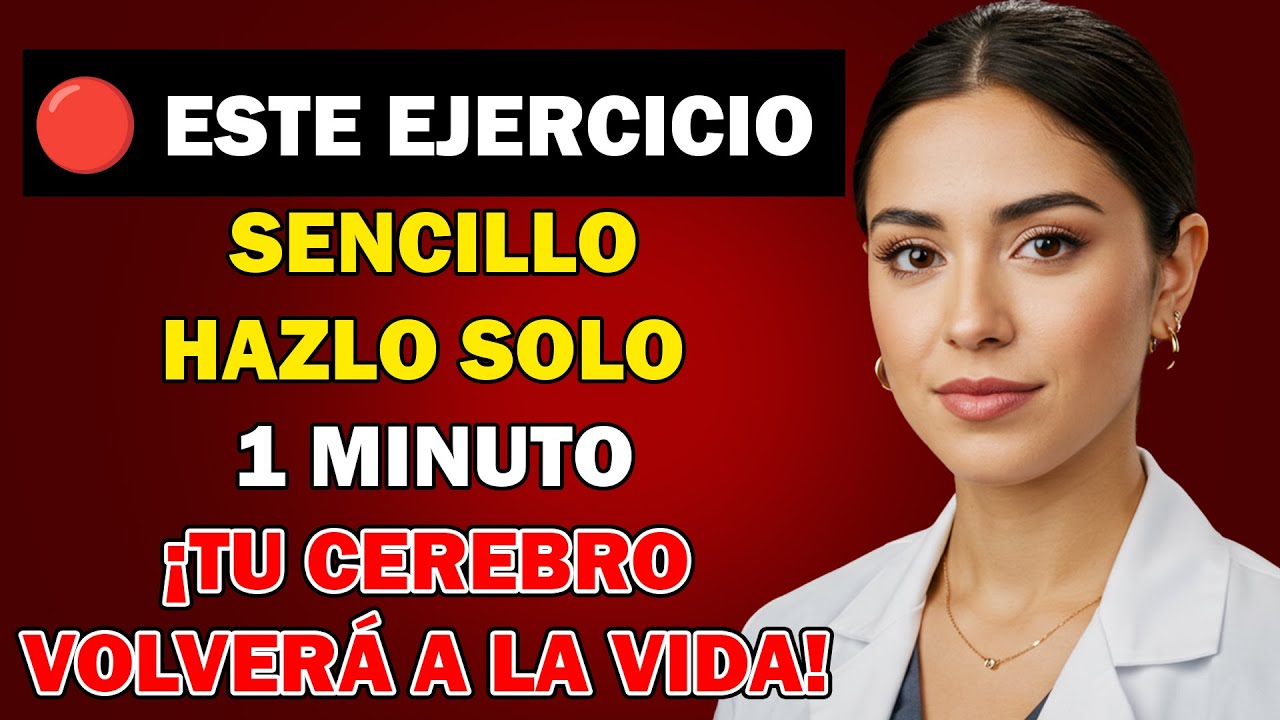 Neurólogo Revela: El Ejercicio de 60 Segundos para Recuperar tu Memoria.