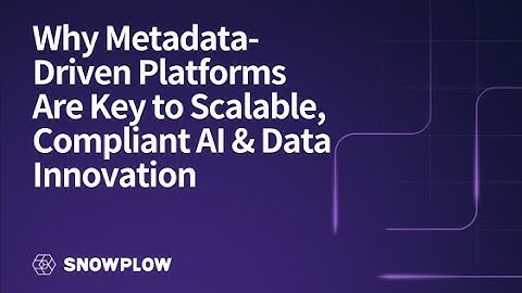 Why Metadata-Driven Platforms Are Key to Scalable, Compliant AI & Data Innovation