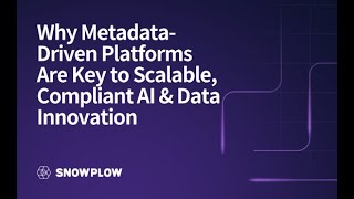 Why Metadata-Driven Platforms Are Key to Scalable, Compliant AI & Data Innovation