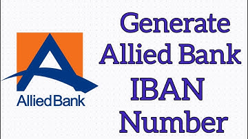 How to Generate Allied Bank IBAN Number | Allied Bank IBAN Number