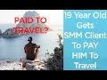 How this 19 Year Old Got his SMM Client to PAY HIM To Travel | IconicBecker