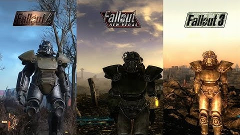 Power Armor Comparison Fallout 4 vs Fallout: New Vegas vs Fallout 3