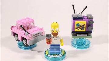 Lego Dimensions Homer Simpson (#71202) stopmotion