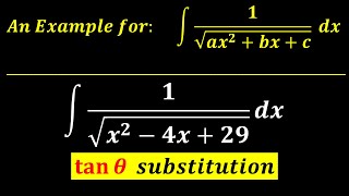 E.g.2: MAKE SURE YOU KNOW HOW TO EVALUATE THIS INTEGRAL