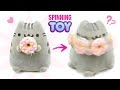 DIY SPINNING PUSHEEN TOY!!! Cute Room Decor or Xmas Gift Idea! How To Reuse Viral Fidget Spinners :P