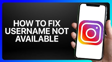 How To Fix Username Not Available On Instagram Tutorial