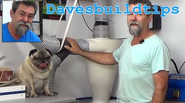 Dust extractor and system in Dave Stanton easy woodworking shop