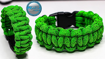 BASIC Paracord Bracelet Solomon Cobra Knot Tutorial DIY