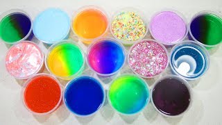 Mixing My Old Slime To Make Huge Galaxy Slime Smoothie