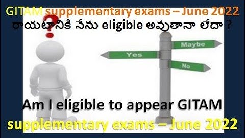 Am I eligible to appear June 2020 supply exams