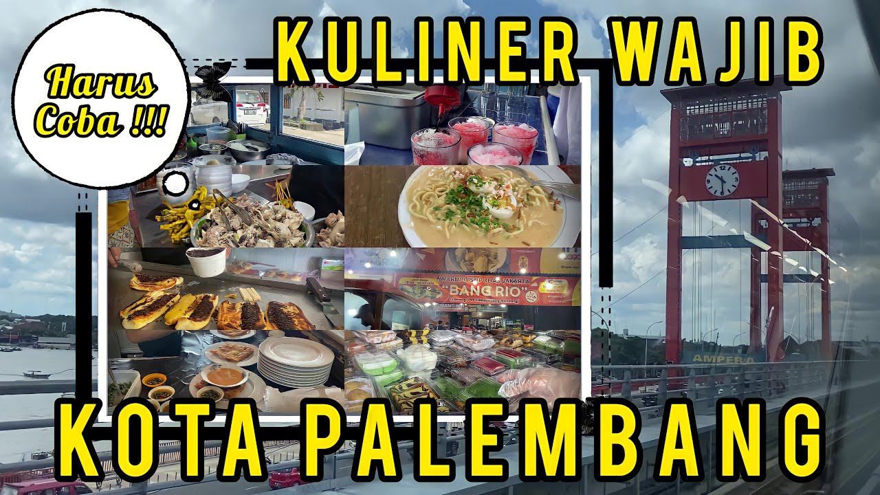 Kuliner & Makanan enak di Palembang #sarangeo #enakbanget