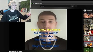 xQc reacts to AI xQc rapping "Rap God"