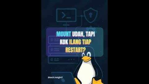 Mounting & fstab #linux #server #sysadmin #it #anakit #fyp #foryoupage #shorts