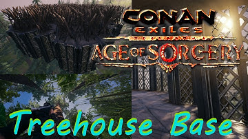 Conan Exiles Treehouse Base Quick Play - No Commentary | 4k