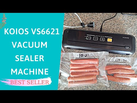 KOIOS VS6621 Vacuum Sealer Machine Review User Manual