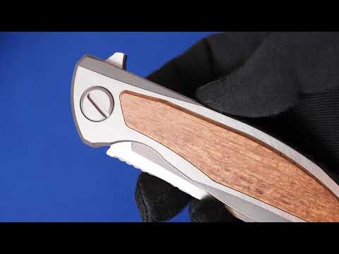 Shirogorov F95NL S90V Titanium Canaito Wood inlay MRBS Russia