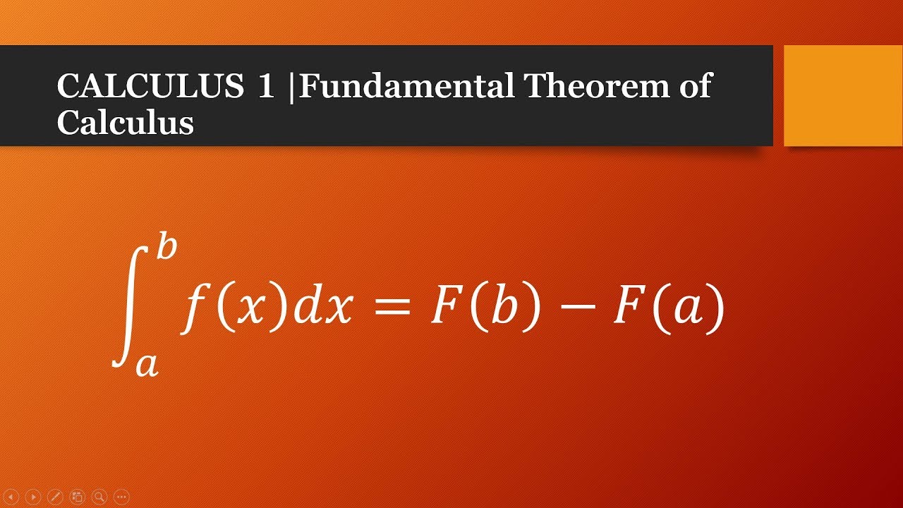 Fundamental Theorem of Calculus - YouTube