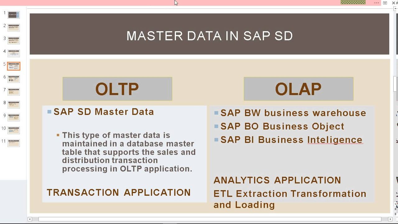 SAP SD MASTER DATA YouTube