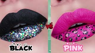 Black vs Pink | Pink vs Black | What is your favorite color?🖤🩷