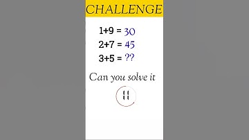 Can You Solve It / Math Puzzle / Brain Test / Challenge Video / ##puzzle #test #maths