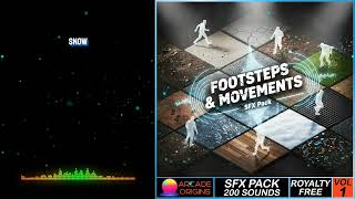 Footsteps & Movements SFX Pack - Vol. 1 | Royalty Free for Games & Videos (Preview)
