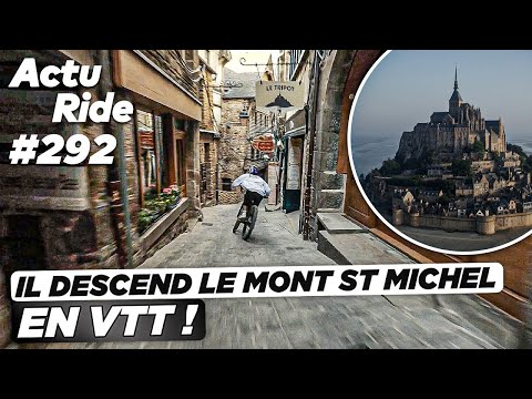 MTB at Mont Saint-Michel! Oriane Bertone European Champion! Hot air balloon double frontflip!
